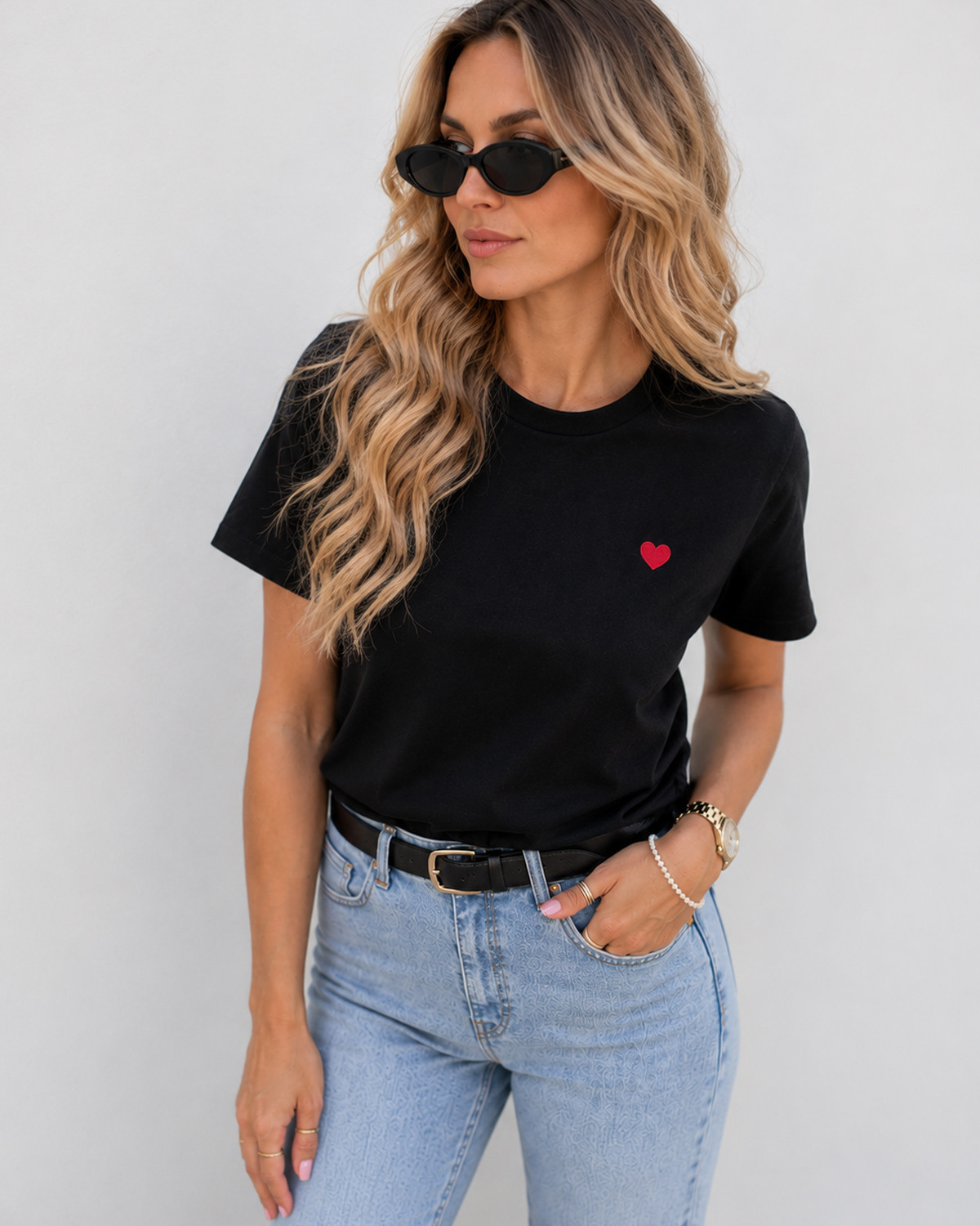 JDY Jdypisa Black/Bittersweet S/S Print Top - S - Sort