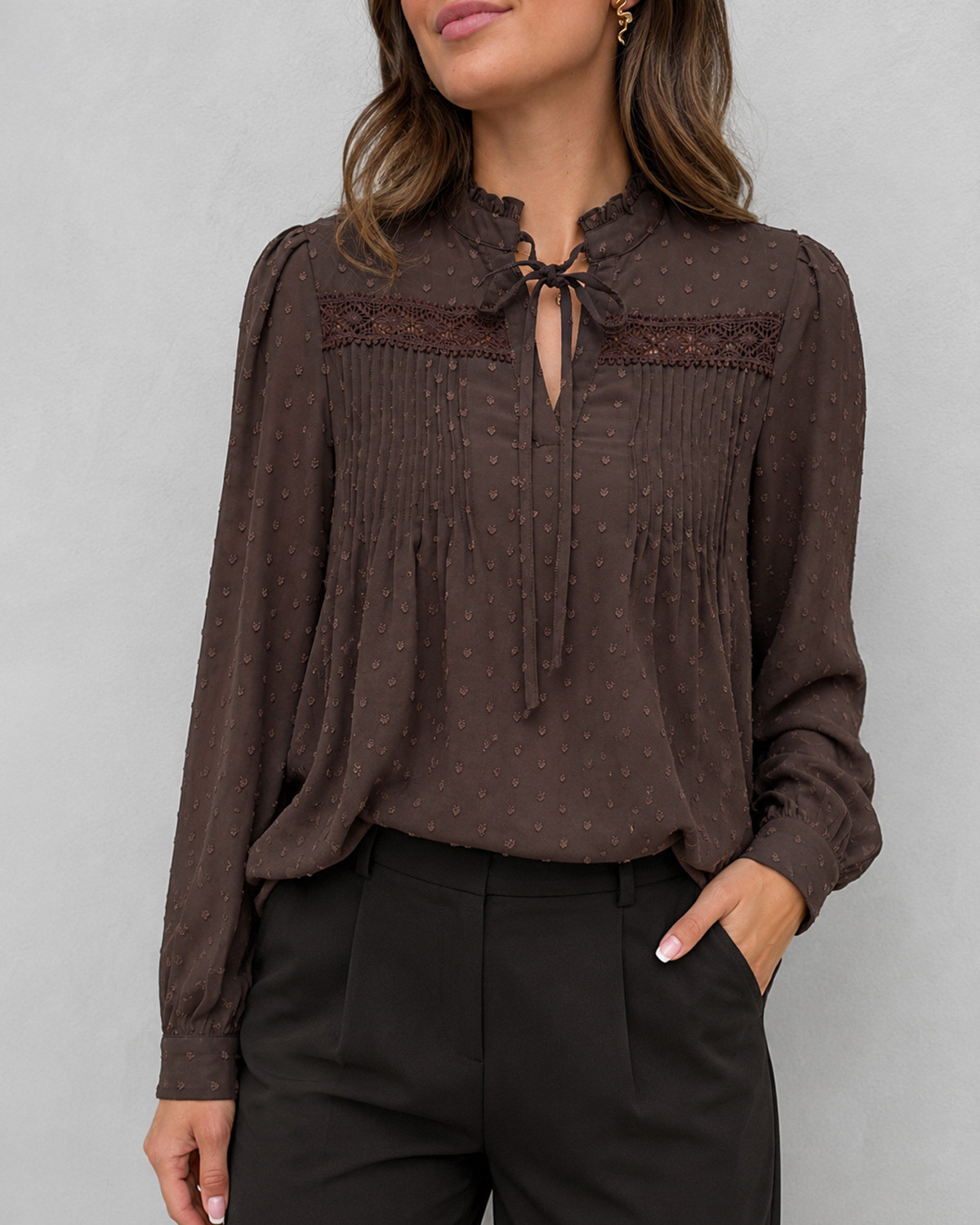 ONLY Onlmadonna Black Coffee L/S Top - S - Sort