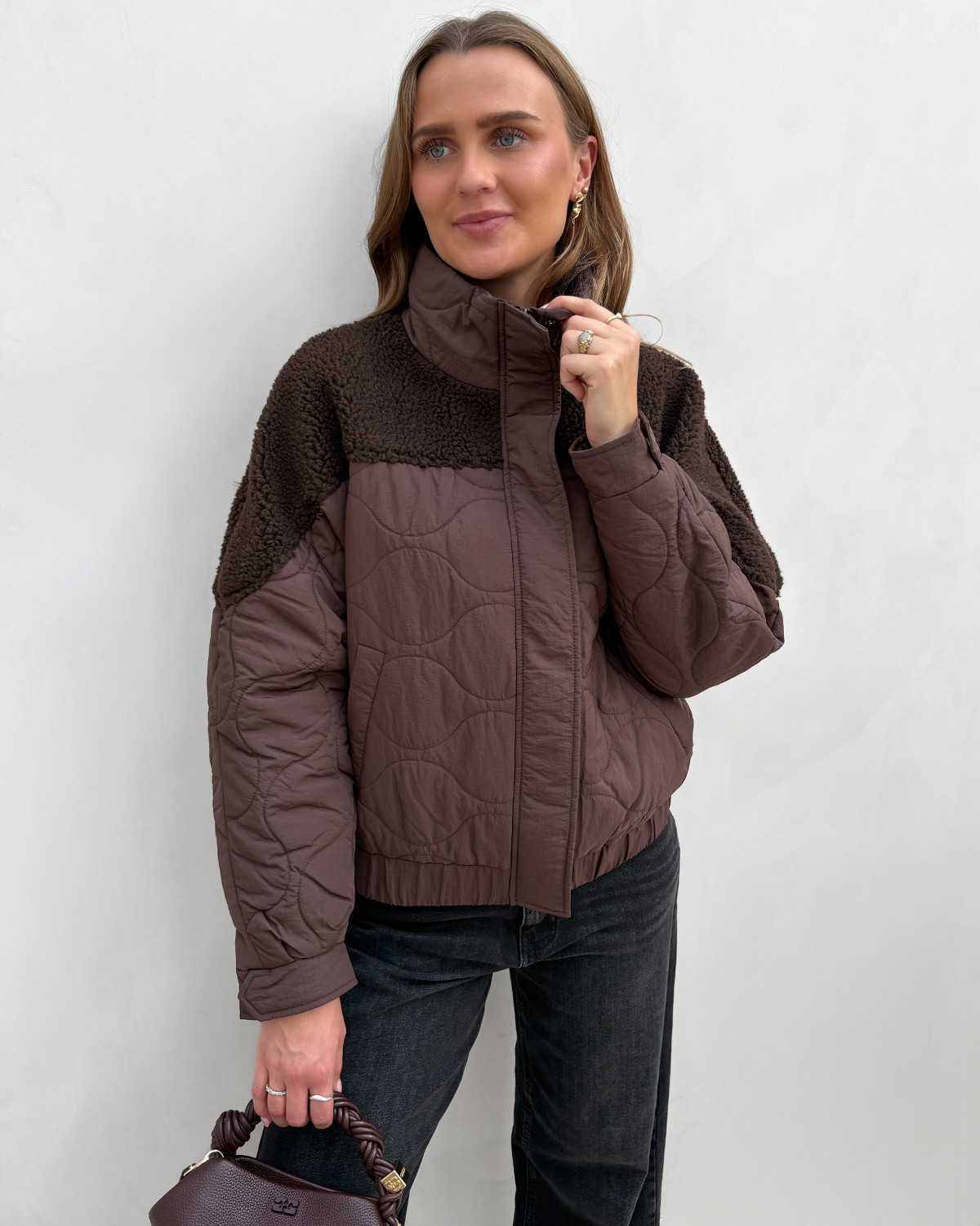 VILA Vitone Coffee Bean L/S Jacket - Brun - 34