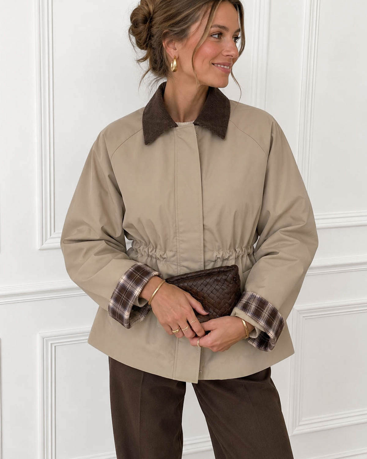 ONLY Onlasha Savannah Tan Mix Jacket - Brun - XS