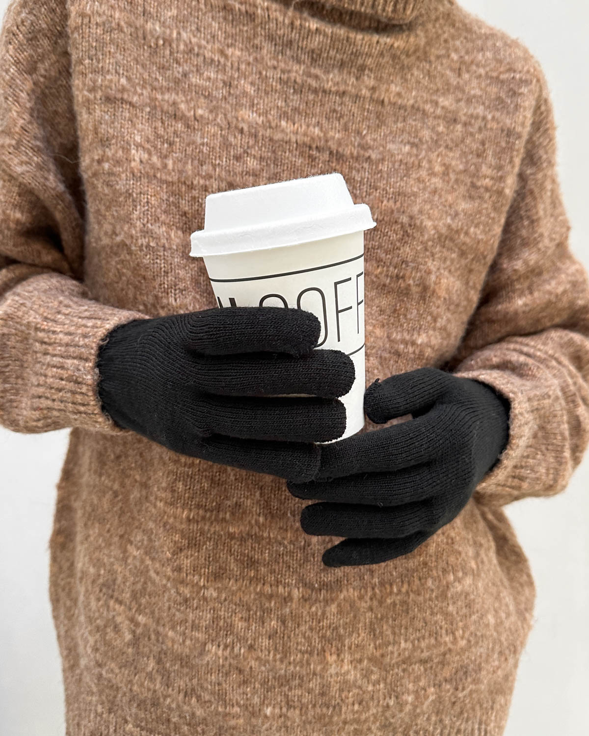 Pieces Pcnew Buddy Smart Black Gloves - Sort - One Size