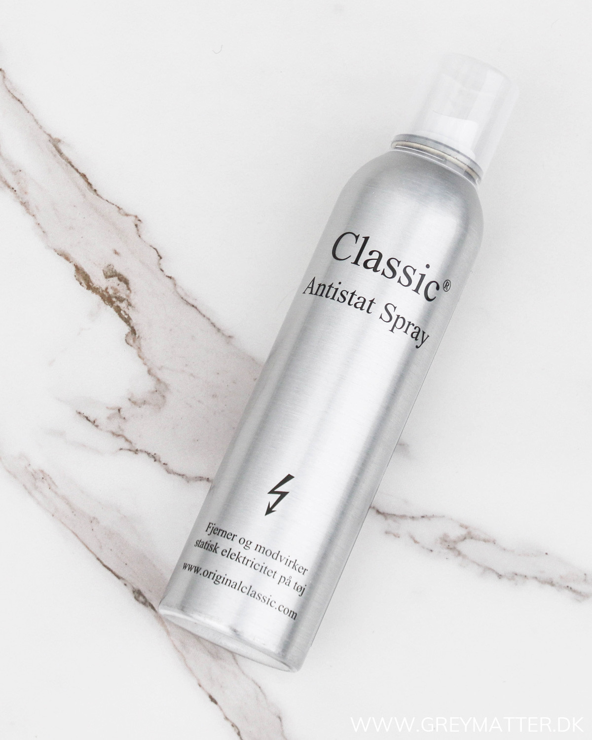 Classic Clothing Care Antistatisk Spray - One Size - Grå