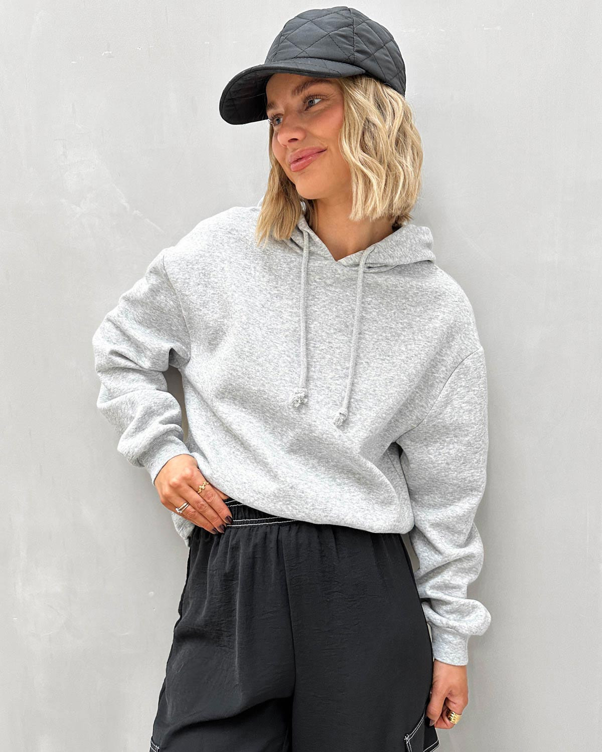 Pieces Pcchilli Grey Hoodie - XXL - Grå