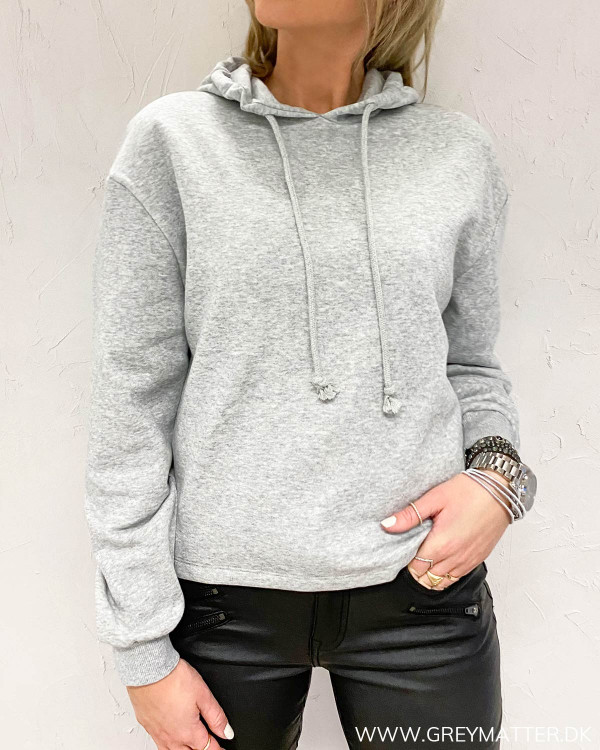 Pieces Pcchilli Grey Hoodie