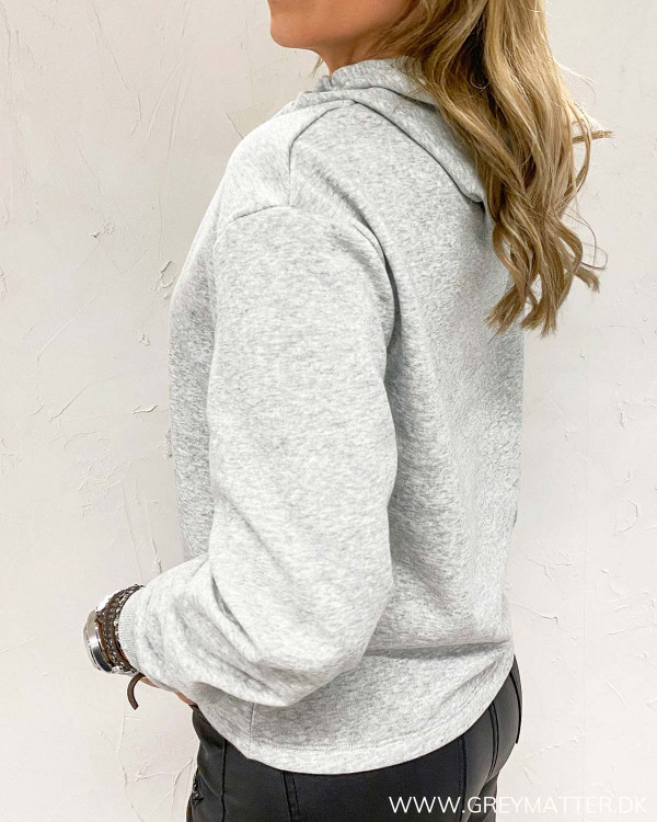 Pieces Pcchilli Grey Hoodie