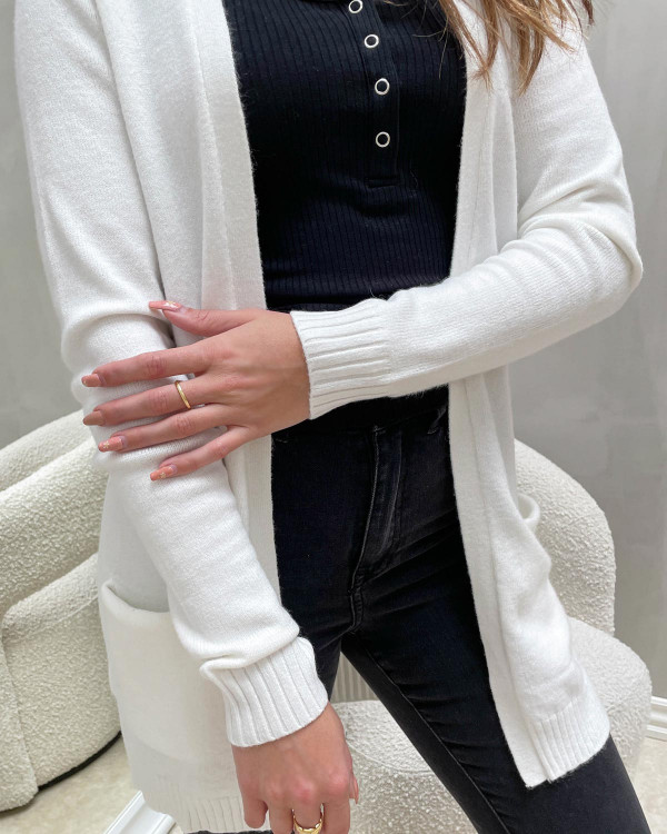Skøn cardigan fra Vila i det populære Viril design