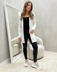 Skøn cardigan fra Vila i det populære Viril design