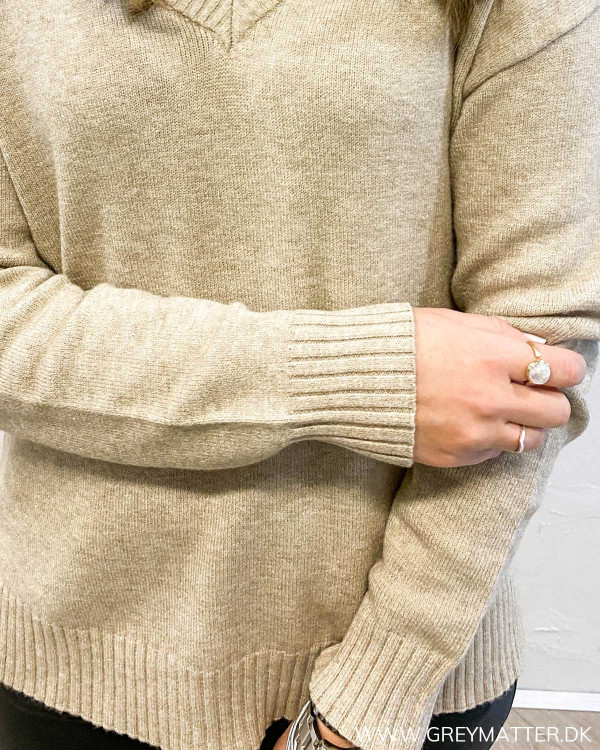 Viril Oversize Natural Melange Knit