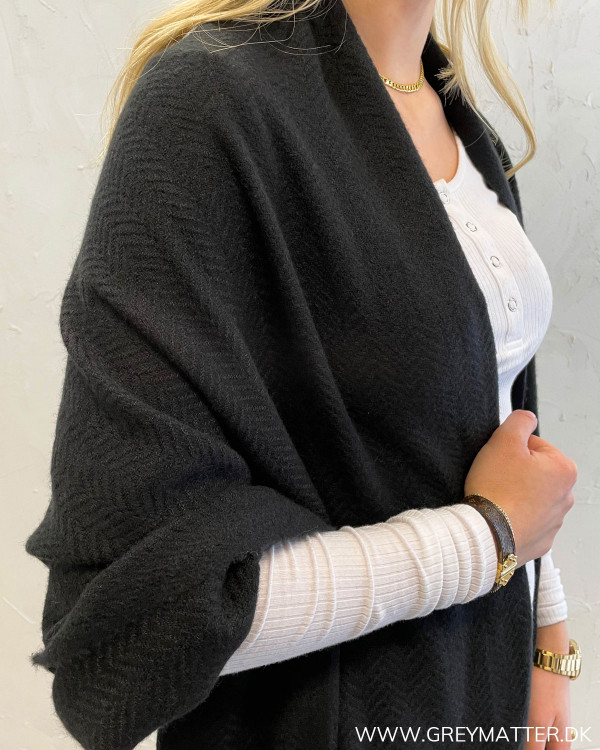 Pckial Black New Long Scarf