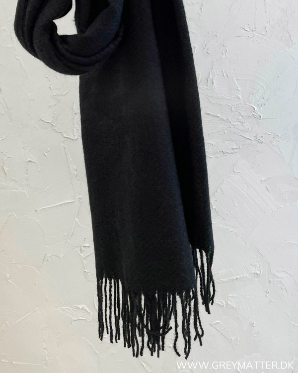 Pckial Black New Long Scarf