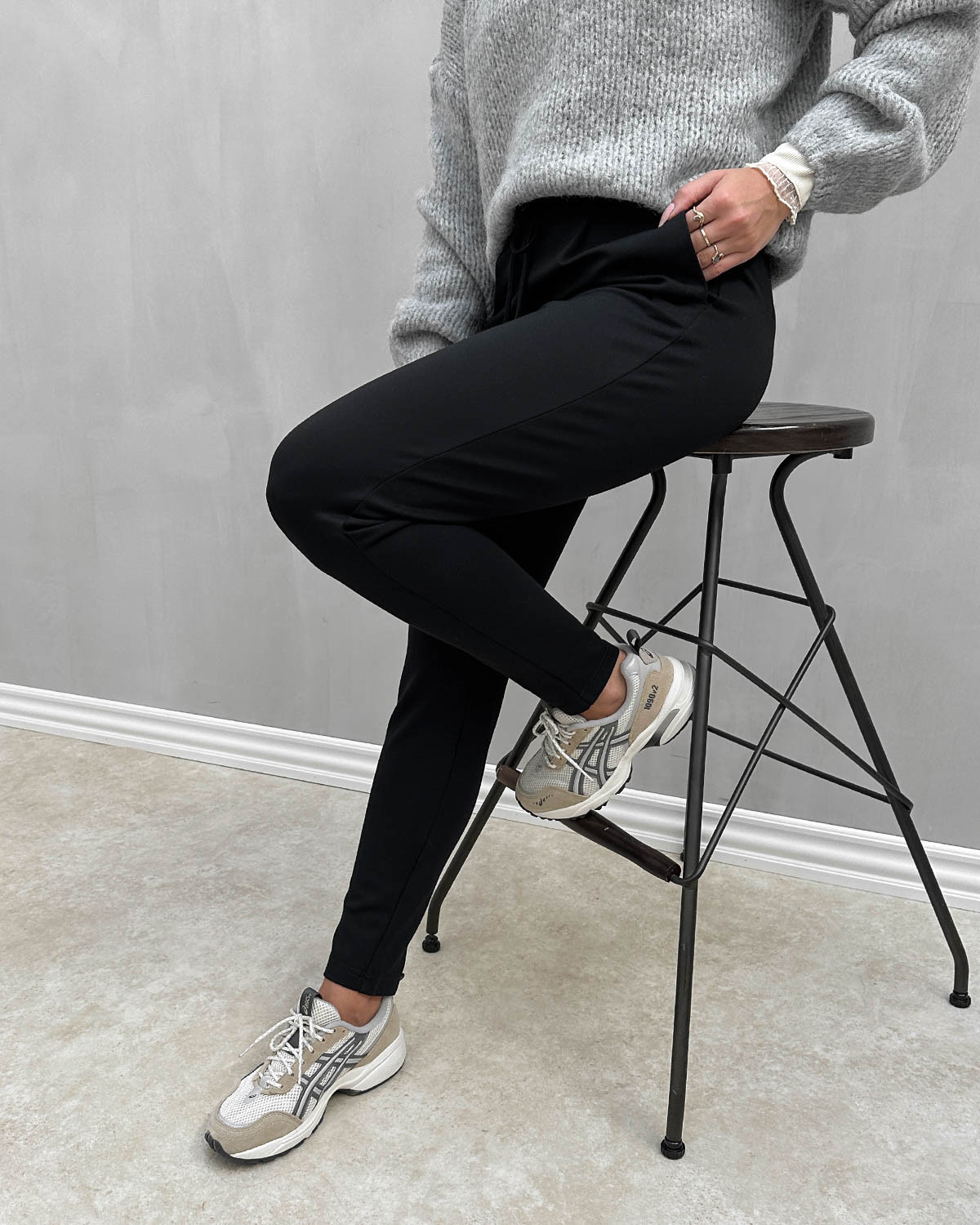 ONLY Onlpoptrash Easy Colour Black 32i Pants - XS - Sort