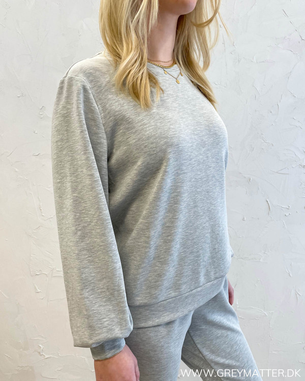 23 The Sweat Titanium Melange Blouse