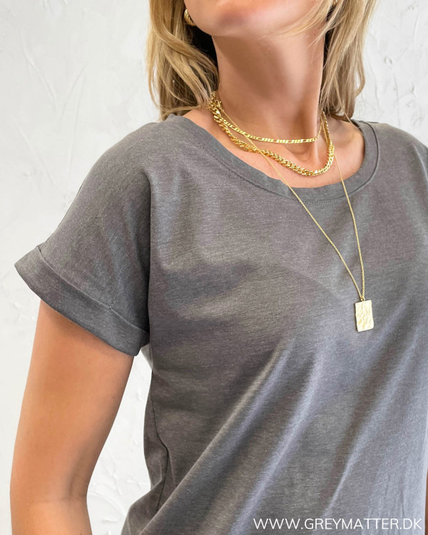 Vila dark grey t-shirt