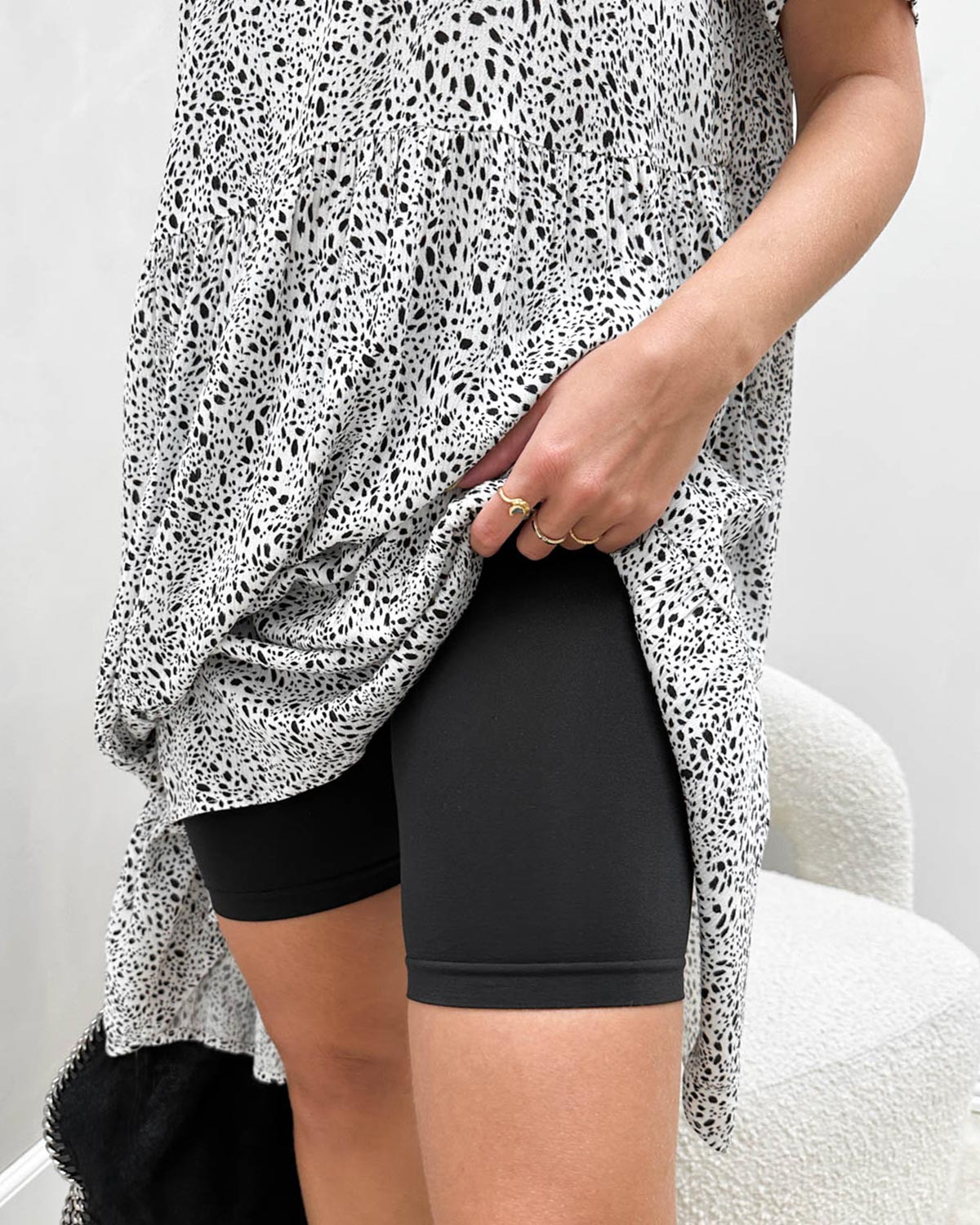 VILA Viseam Black Mini Shorts - L/XL - Sort