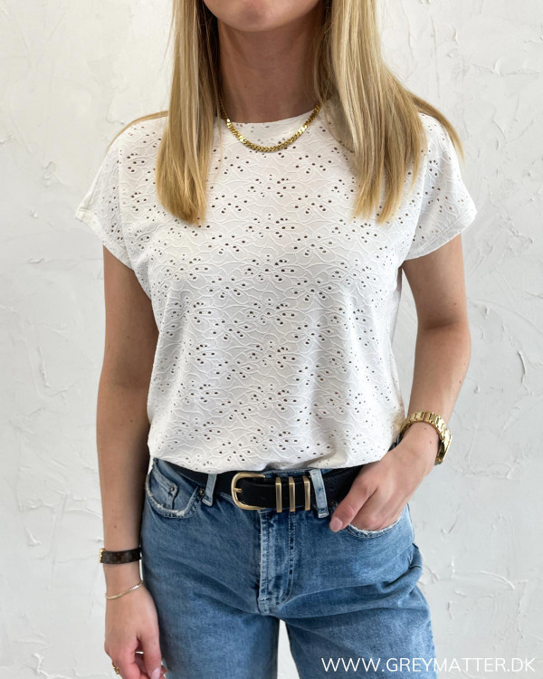 Hvid blonde t-shirt