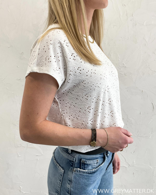 Hvid blonde t-shirt