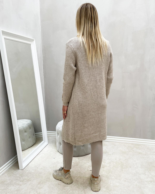 Lang cardigan til damer