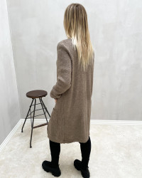 Dametøj - Lang cardigan til damer