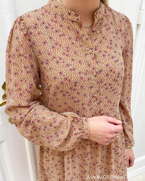 Grey Matter Fashion printede kjoler med lange ærmer