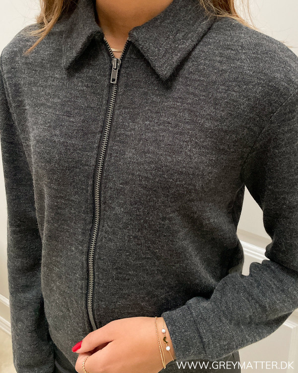 Cardigan med lynlås