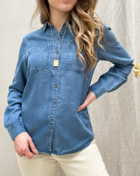 Denimskjorte til damer