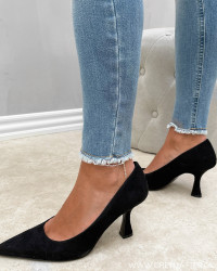 Jeans til damer med bæltestropper