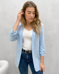 Lyseblå blazer fra Pieces til damer