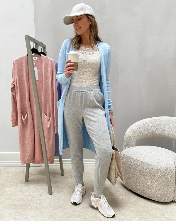 Casual styling af cardigan til damer
