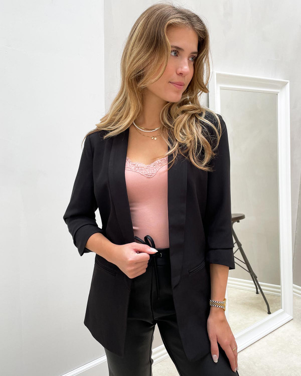 Dametøj - Sort blazer jakke til damer