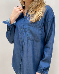 Denim skjorte til damer
