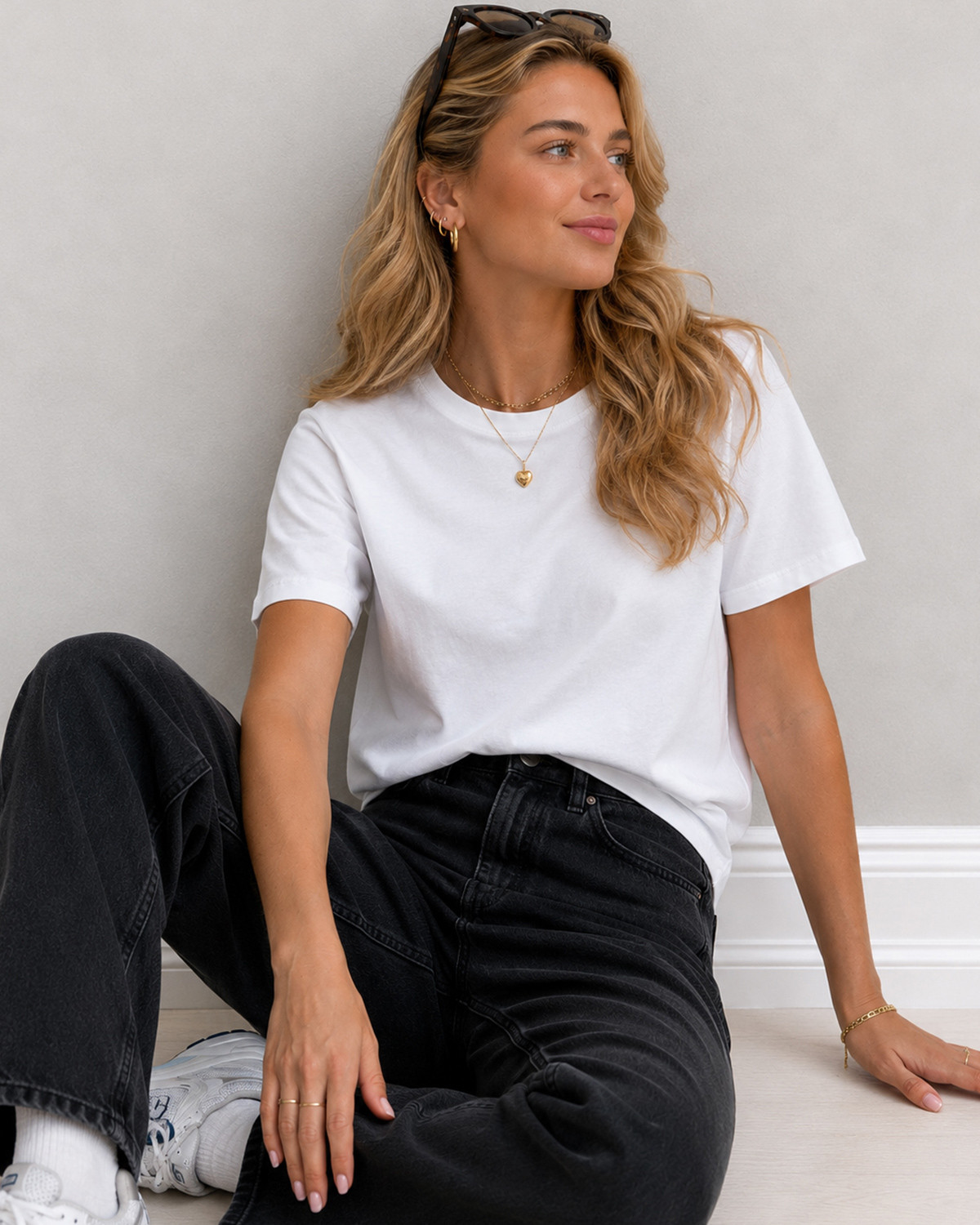 ONLY Onlonly White S/S Tee - M - Hvid