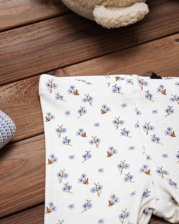 Fineste leggings med blomsterprint.