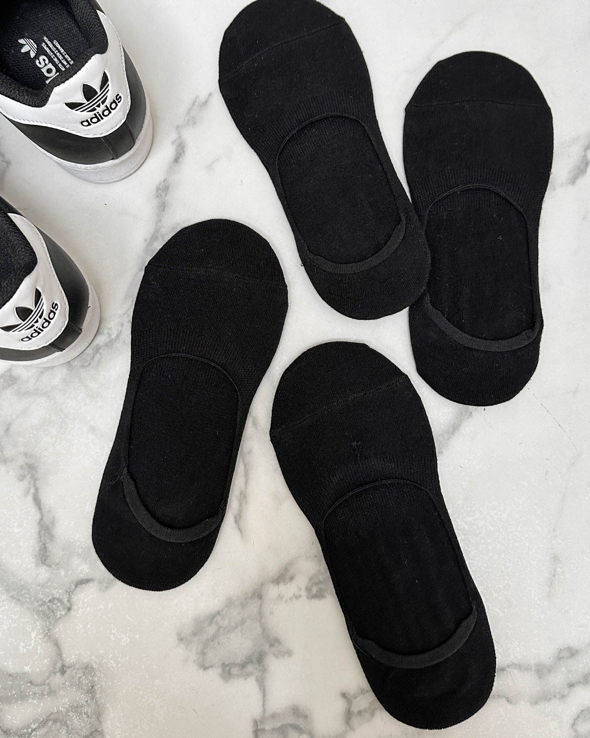 Pieces Pcgilly 4-Pack Black Footies - 36-38 - Sort