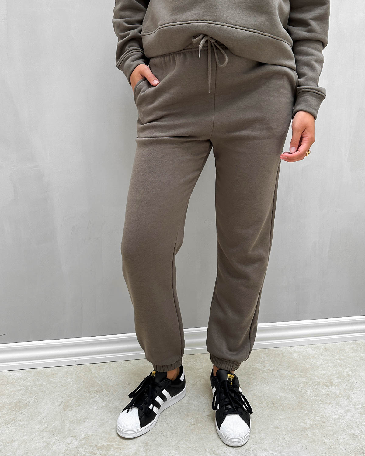 Pieces Pcchilli Morel Hw Sweat Pants - XS - Sort