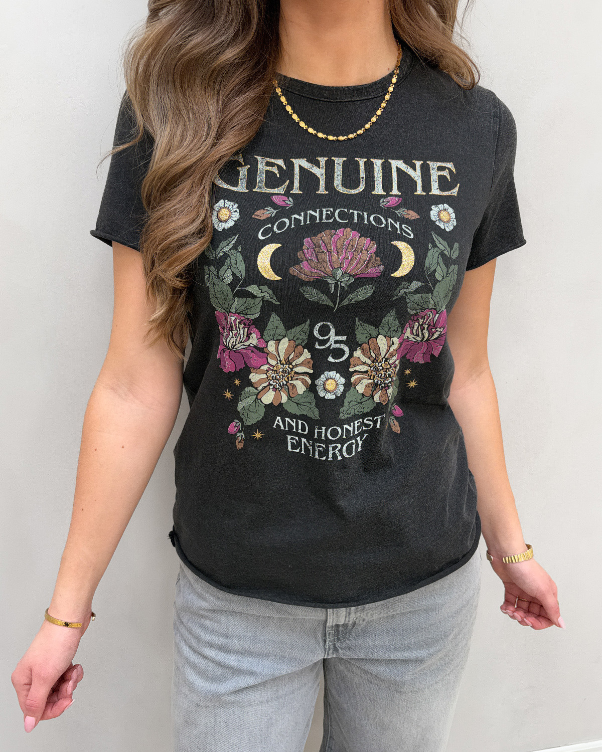 ONLY Onllucy Black Genuine Reg S/S Top - S - Sort