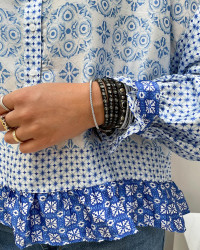 Populær bluse fra Vero moda i blå farver