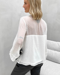 Smuk hvid bluse til damer