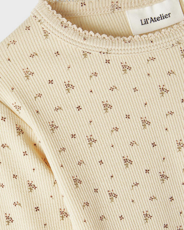 Bluse med print