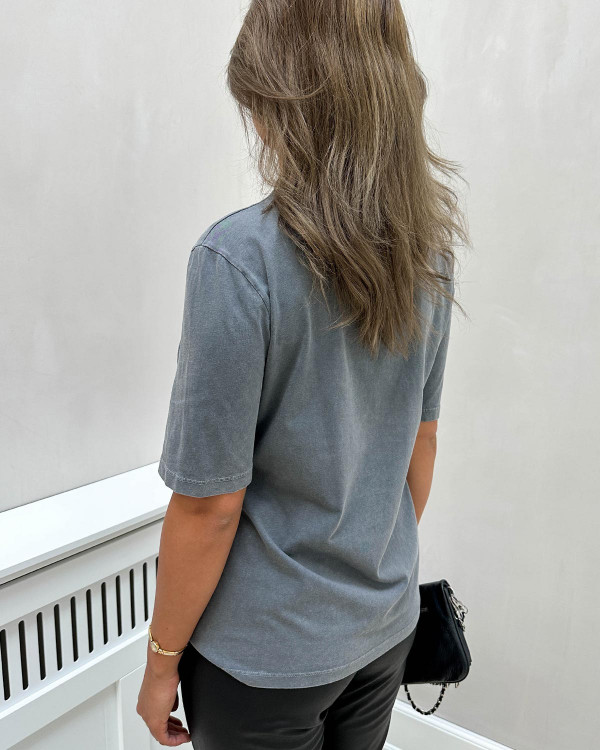 Cool t-shirt med solmotiv til damer