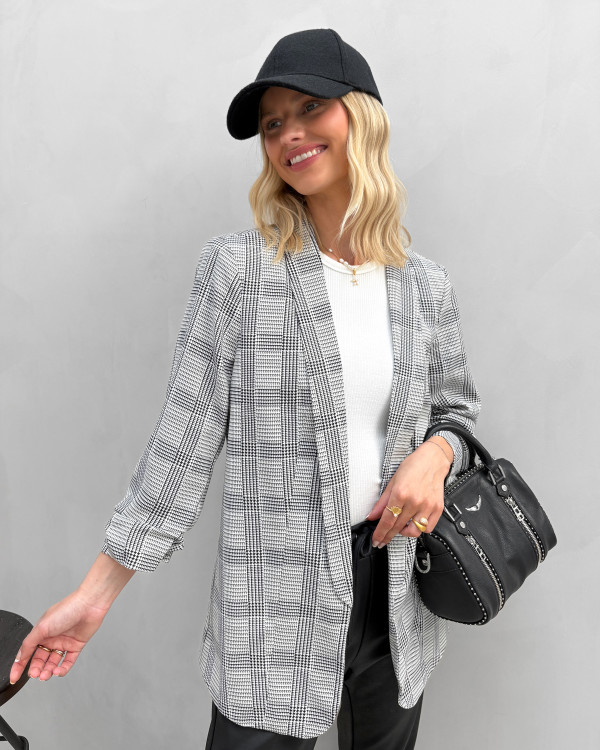 Ternet blazer jakke til damer