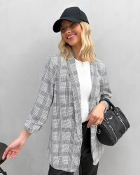 Ternet blazer jakke til damer