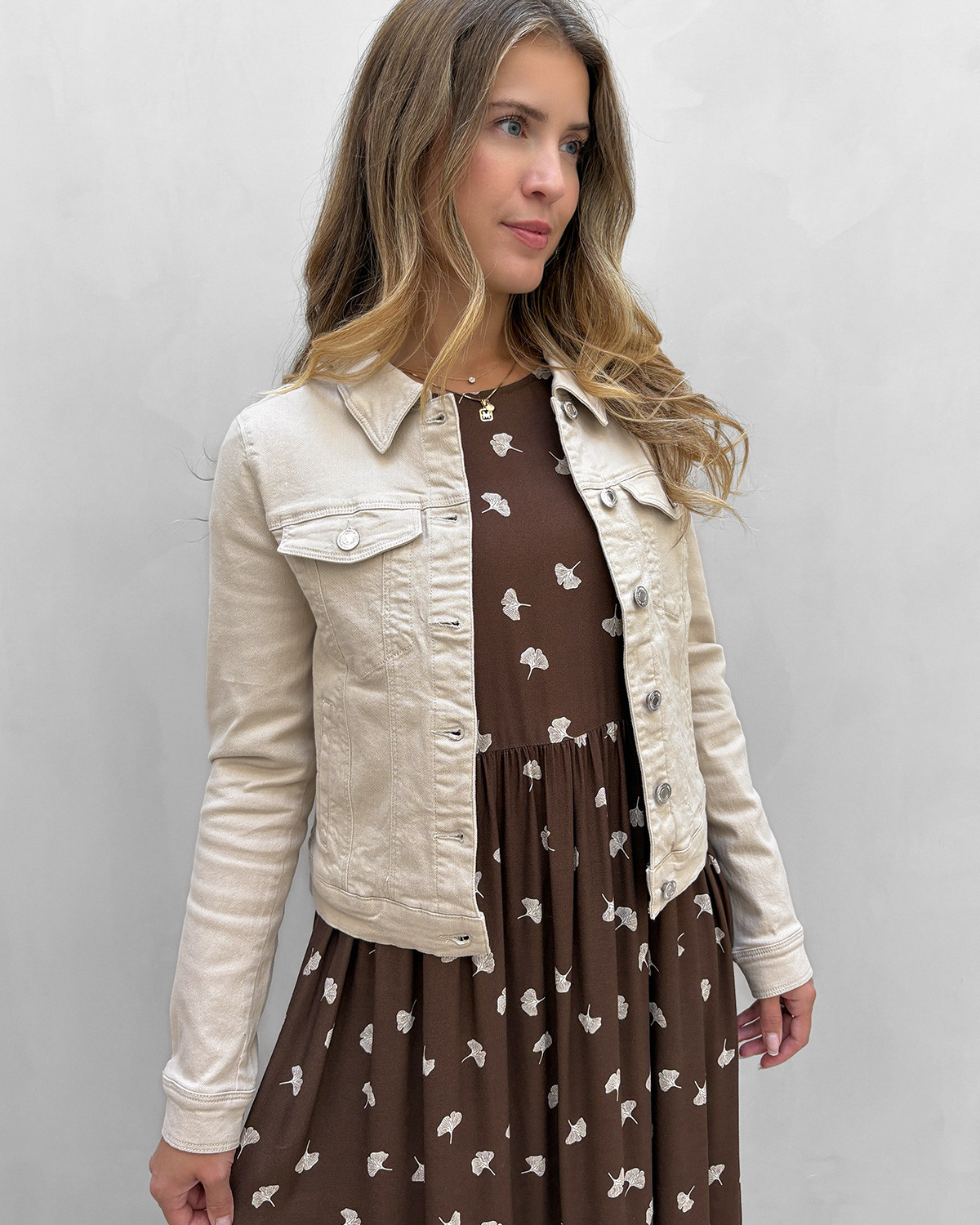 Vero Moda Vmwild Pumice Stone Soya Ls Col Jacket - L - Beige