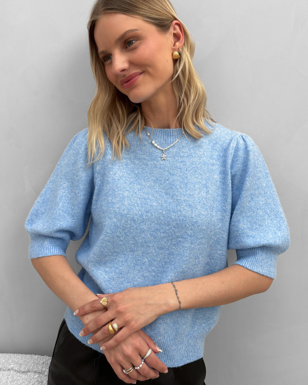 Lyseblå trøje fra Vero Moda