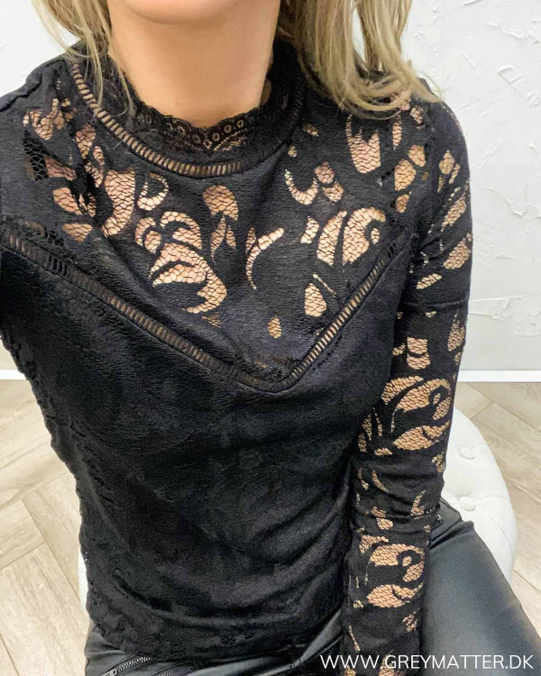 Vistasia Black Lace Top