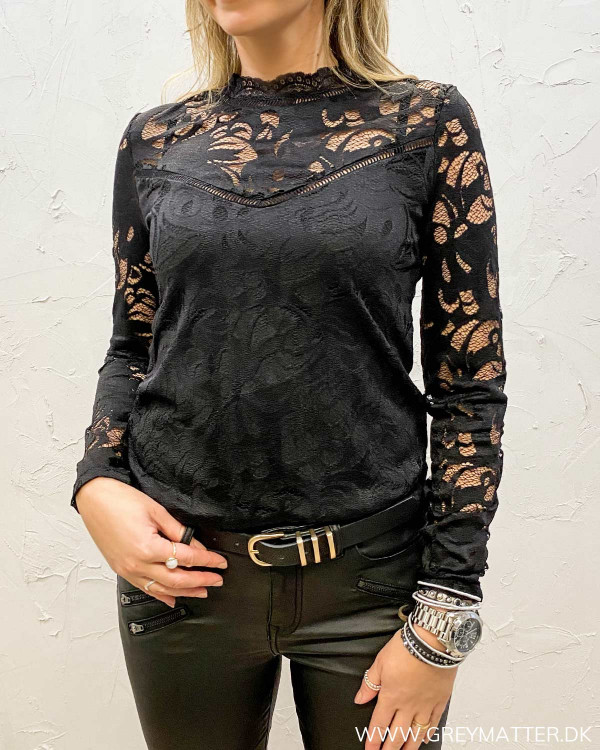 Vistasia Black Lace Top