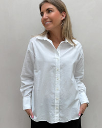 Casual hvid skjorte til damer - Pieces