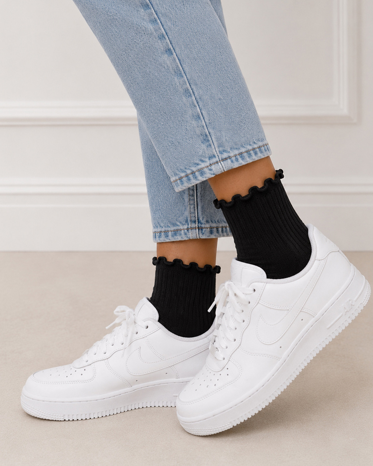 Pieces Pcafia Black Socks - One Size - Sort