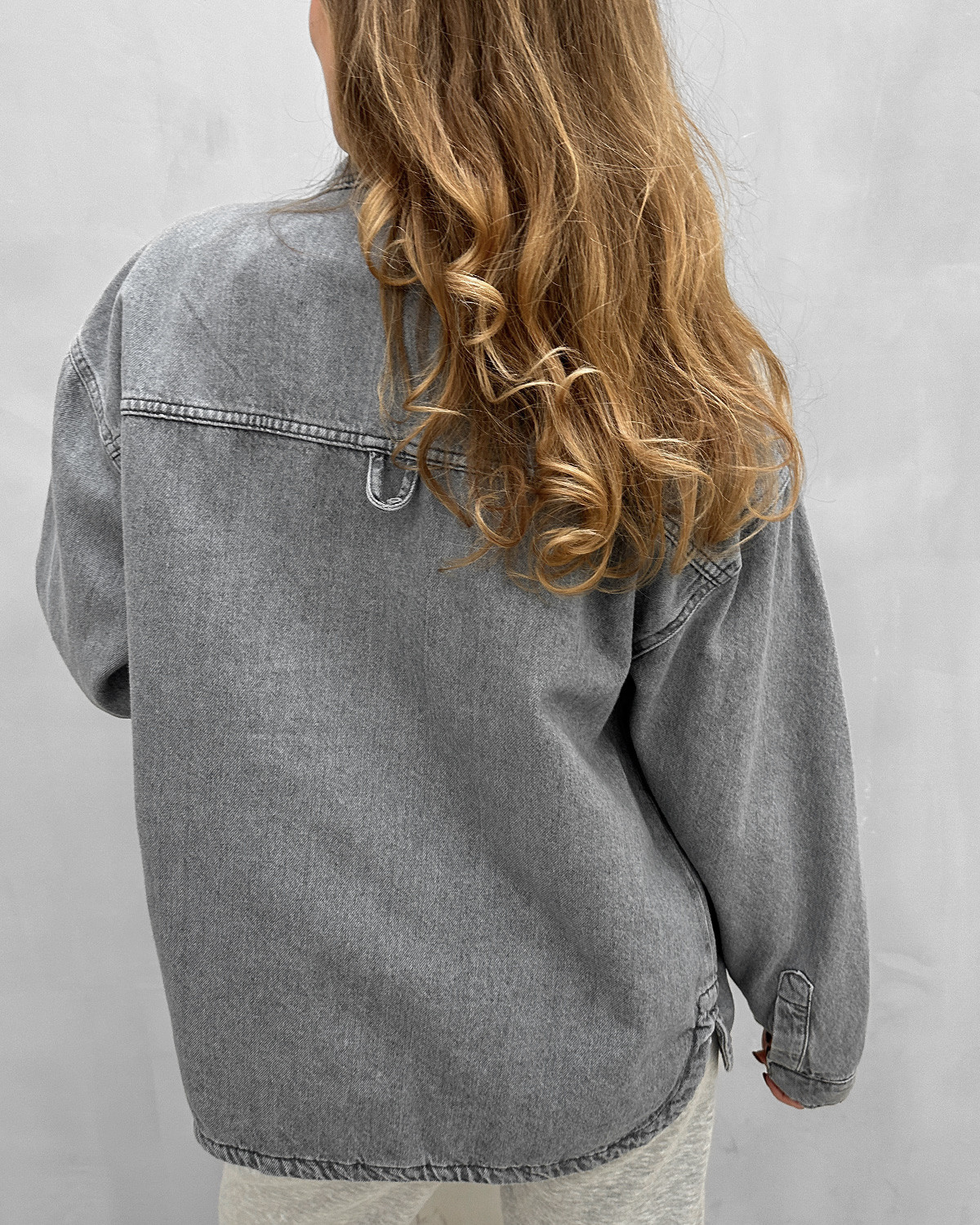 ONLY Maglietta a manica lunga - light grey/grigio chiaro - (Second hand