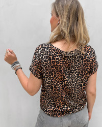 Top med leopardprint til damer