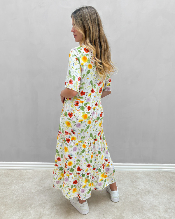 Mælkebøtte blomster kjole til damer